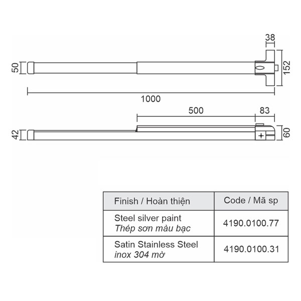 Thanh thoát hiểm GP100 - Ảnh 3
