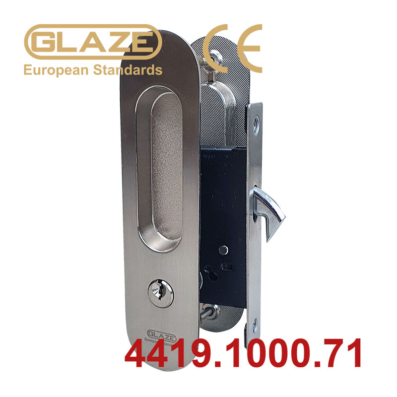 Khóa cửa trượt lùa tay âm - Ảnh 2