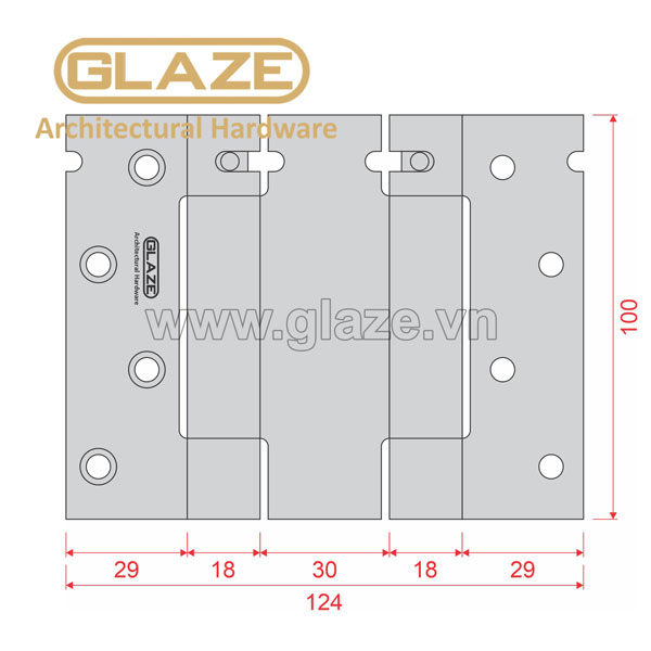Bản lề cửa tự đóng HBC - Ảnh 6